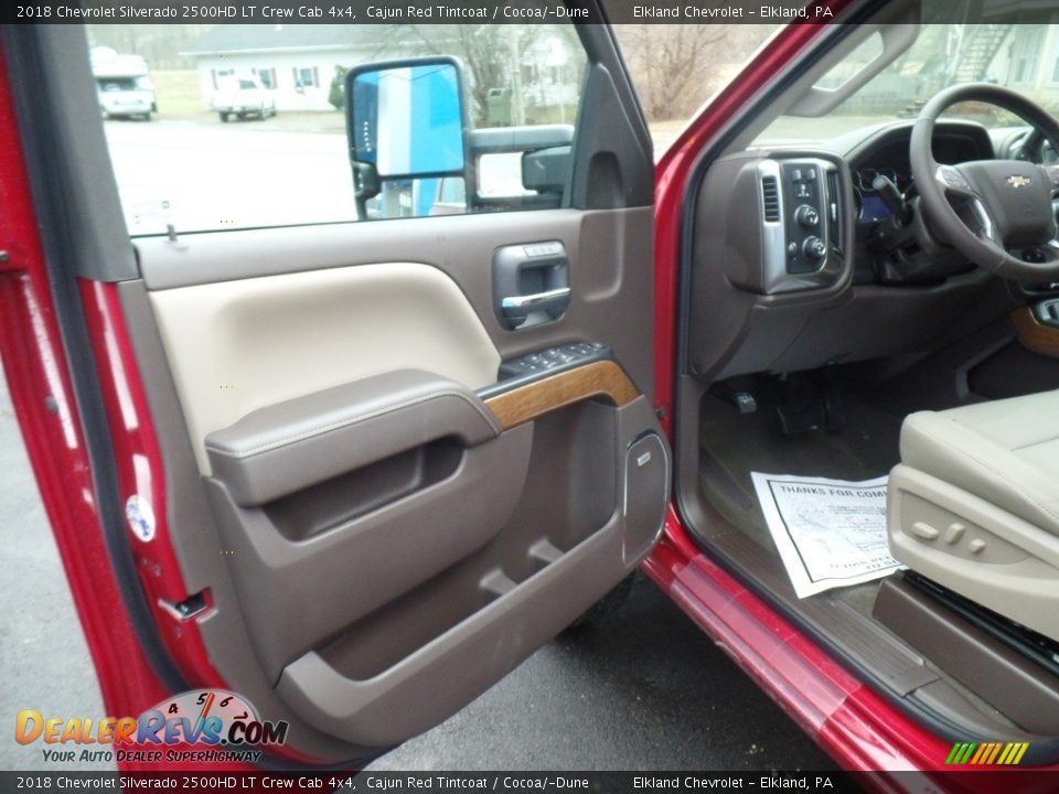 2018 Chevrolet Silverado 2500HD LT Crew Cab 4x4 Cajun Red Tintcoat / Cocoa/­Dune Photo #12