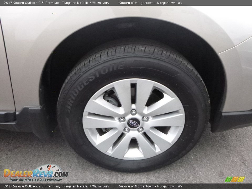 2017 Subaru Outback 2.5i Premium Tungsten Metallic / Warm Ivory Photo #2