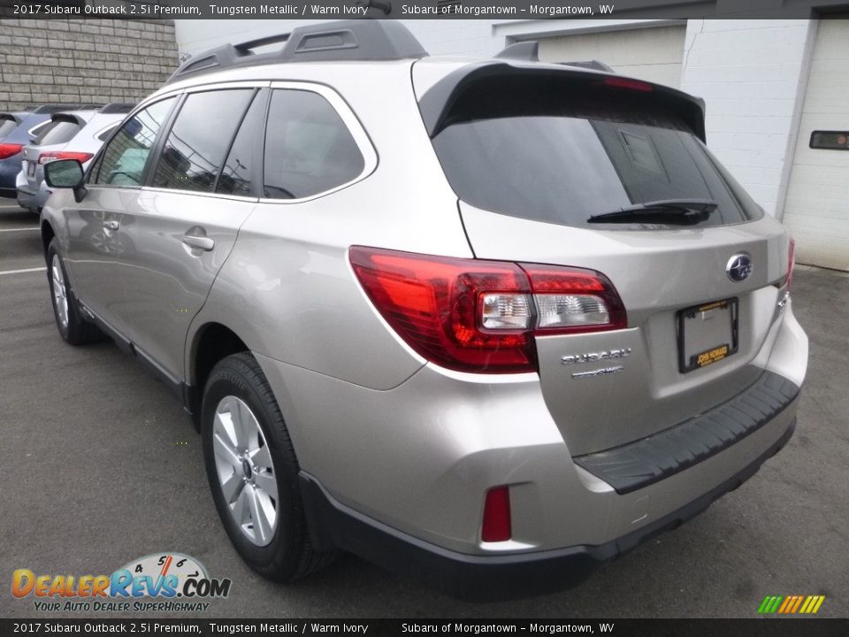 2017 Subaru Outback 2.5i Premium Tungsten Metallic / Warm Ivory Photo #6