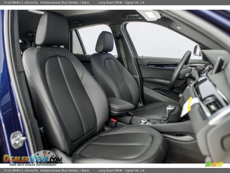 2018 BMW X1 sDrive28i Mediterranean Blue Metallic / Black Photo #2