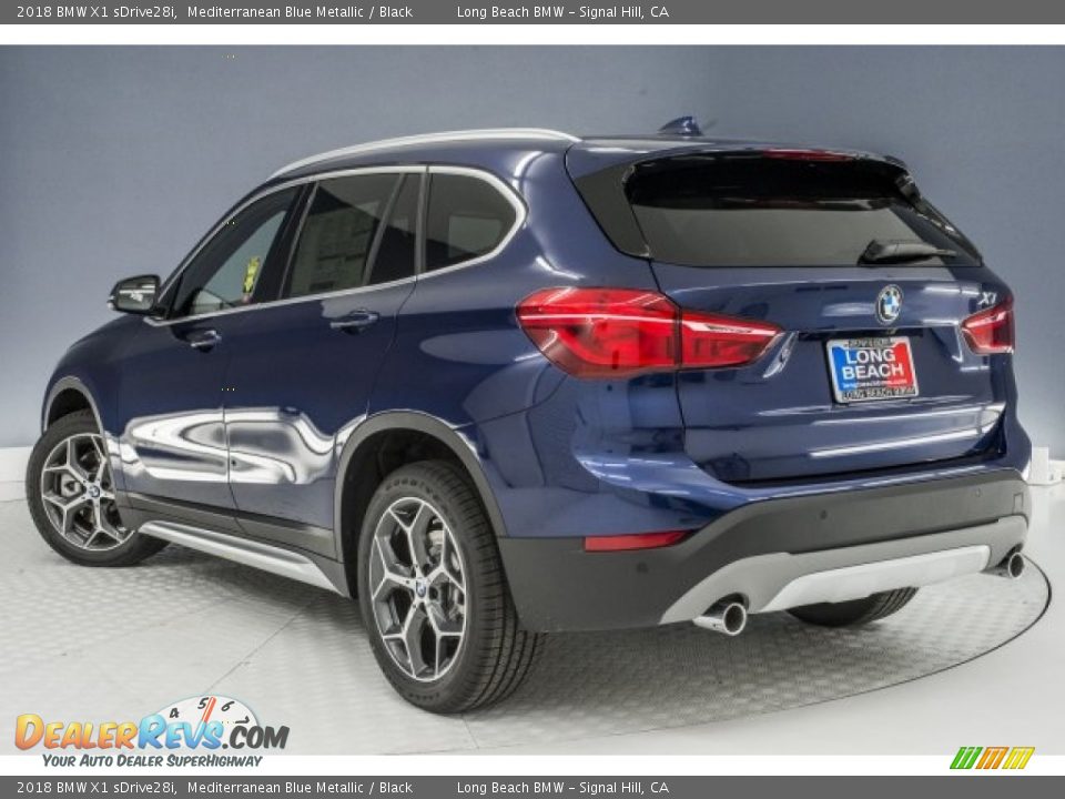 2018 BMW X1 sDrive28i Mediterranean Blue Metallic / Black Photo #3