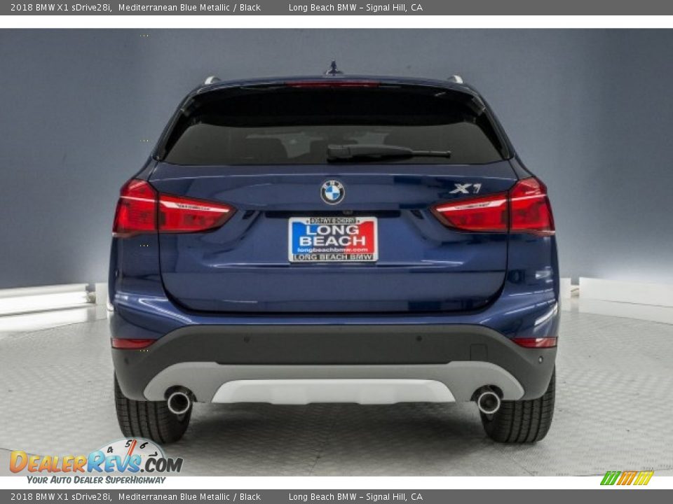 2018 BMW X1 sDrive28i Mediterranean Blue Metallic / Black Photo #4