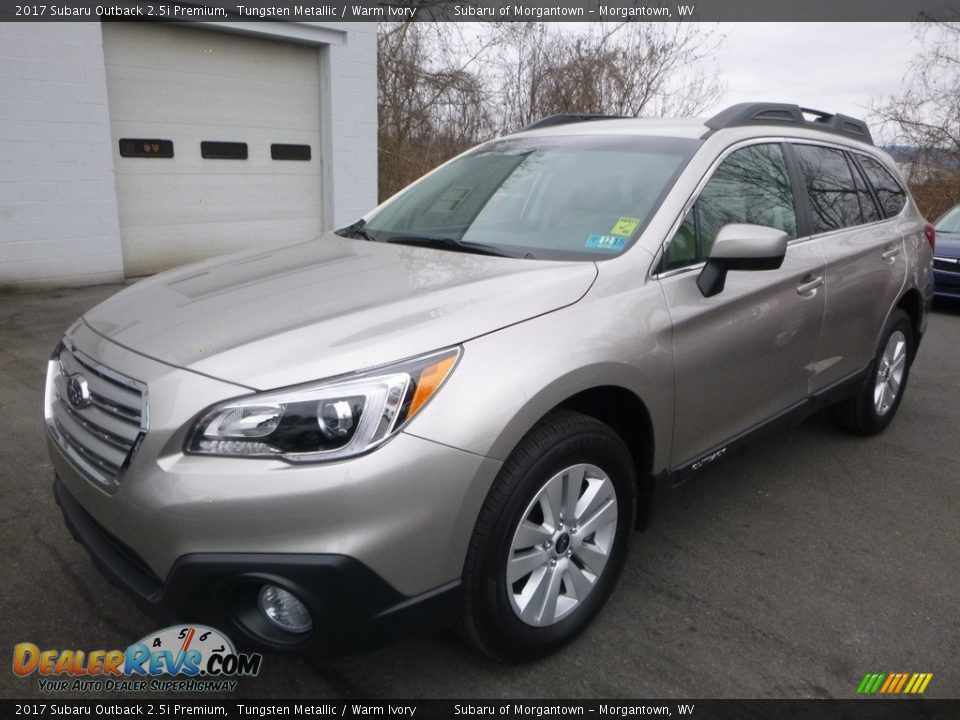 2017 Subaru Outback 2.5i Premium Tungsten Metallic / Warm Ivory Photo #8