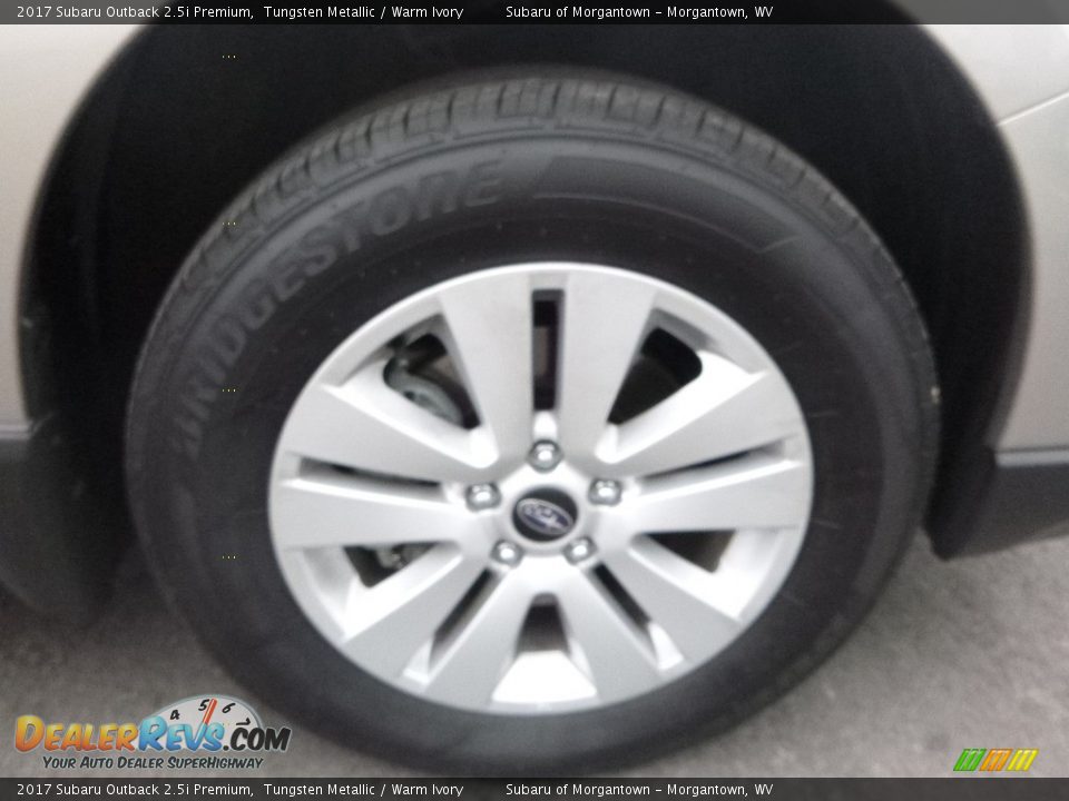 2017 Subaru Outback 2.5i Premium Tungsten Metallic / Warm Ivory Photo #10