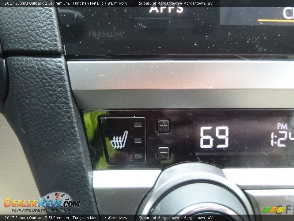 2017 Subaru Outback 2.5i Premium Tungsten Metallic / Warm Ivory Photo #21