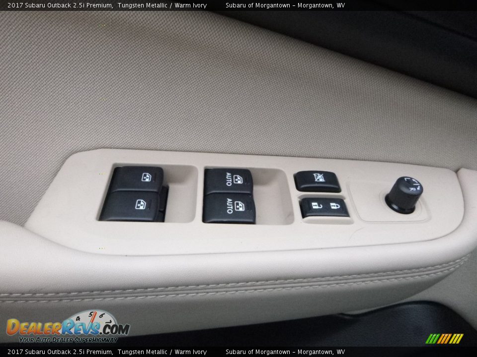 2017 Subaru Outback 2.5i Premium Tungsten Metallic / Warm Ivory Photo #25