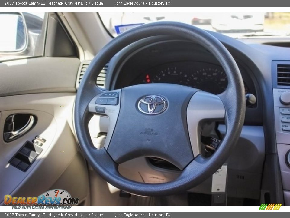 2007 Toyota Camry LE Magnetic Gray Metallic / Bisque Photo #24