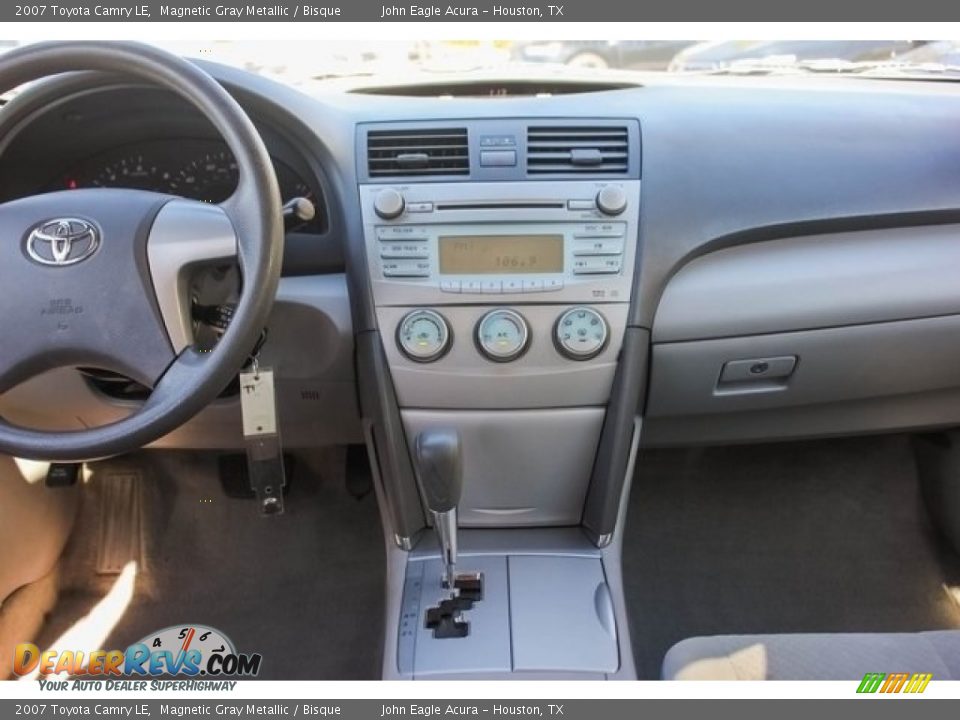 2007 Toyota Camry LE Magnetic Gray Metallic / Bisque Photo #25