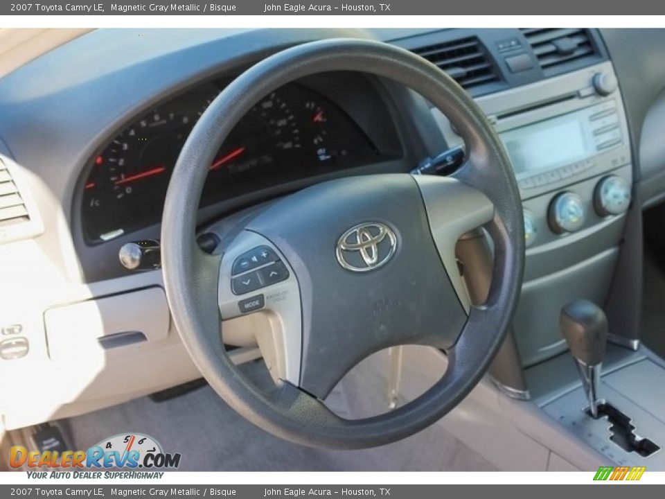 2007 Toyota Camry LE Magnetic Gray Metallic / Bisque Photo #29