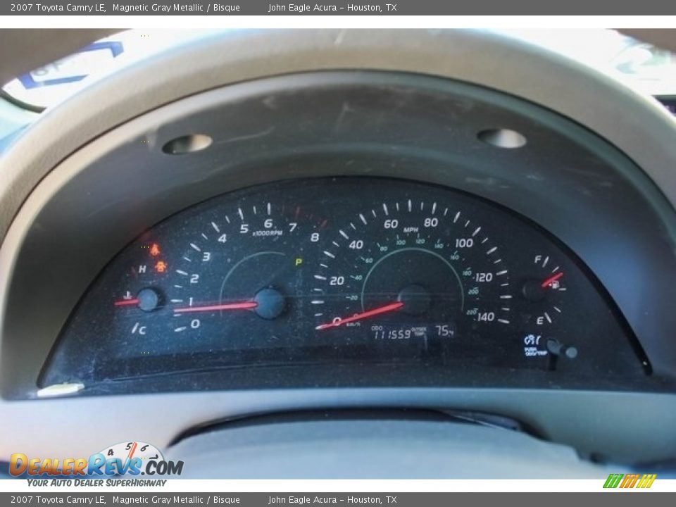 2007 Toyota Camry LE Magnetic Gray Metallic / Bisque Photo #36