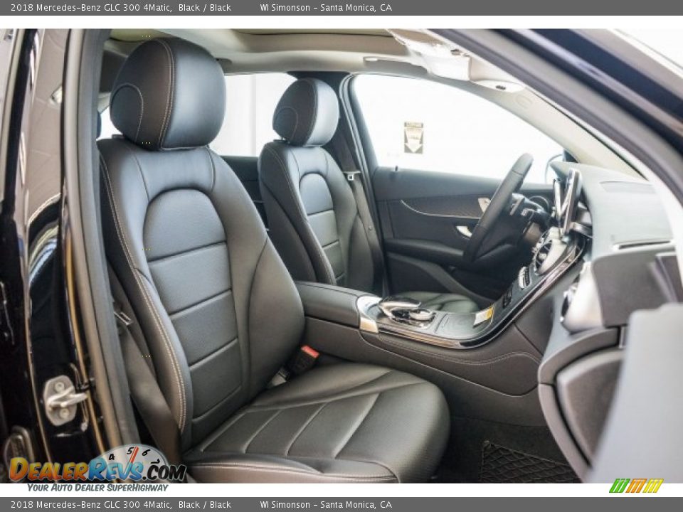 2018 Mercedes-Benz GLC 300 4Matic Black / Black Photo #2
