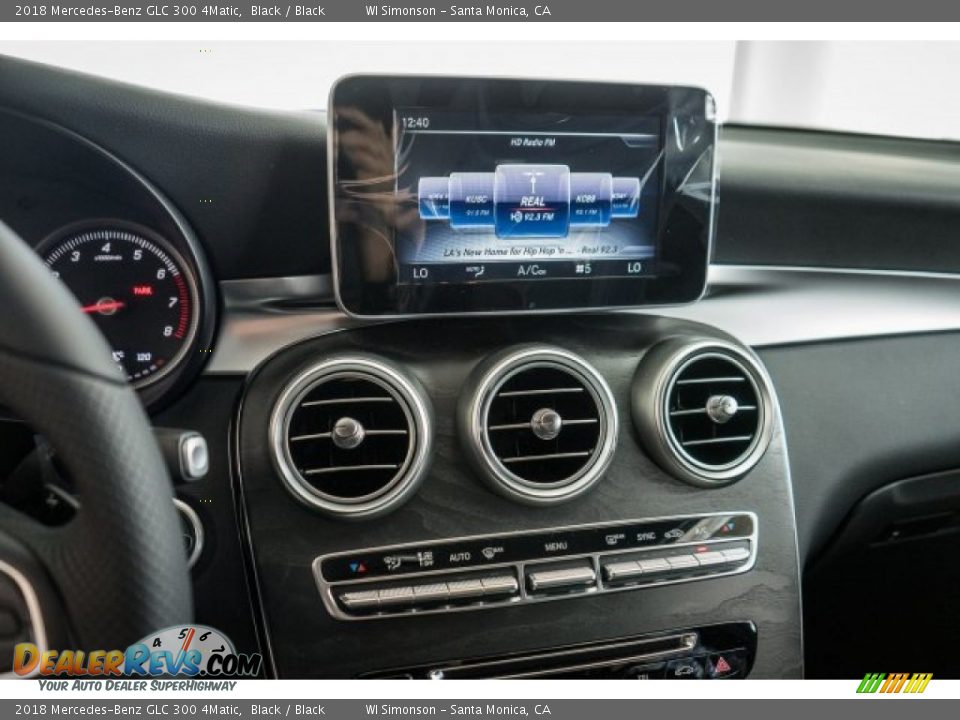 2018 Mercedes-Benz GLC 300 4Matic Black / Black Photo #5