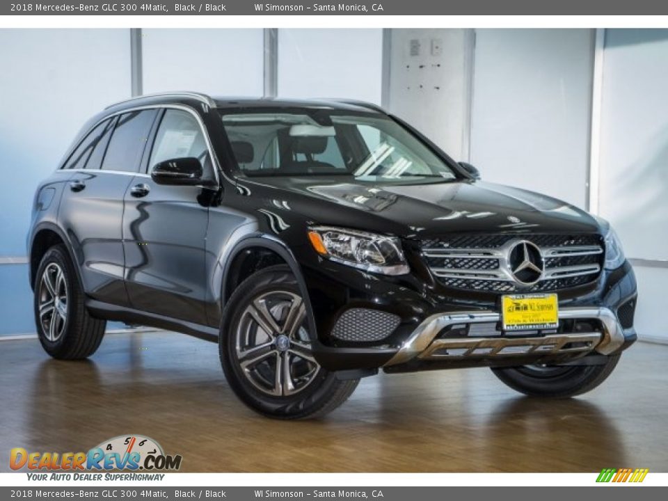 2018 Mercedes-Benz GLC 300 4Matic Black / Black Photo #12