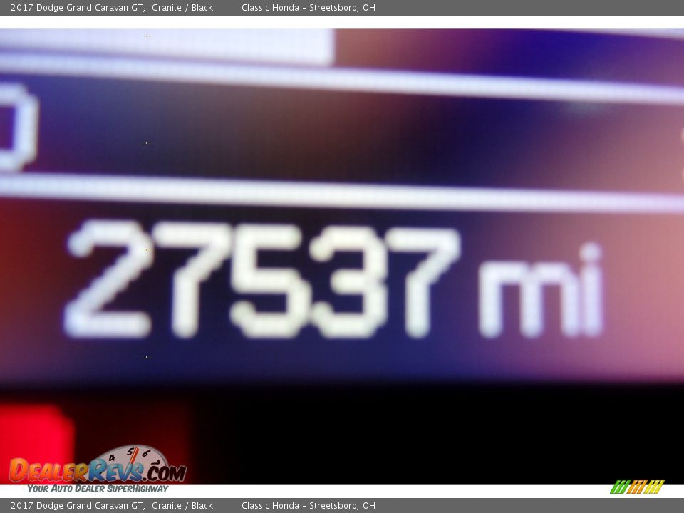 2017 Dodge Grand Caravan GT Granite / Black Photo #23