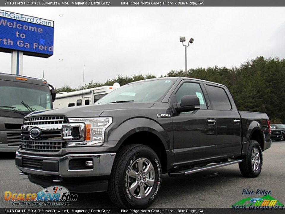 2018 Ford F150 XLT SuperCrew 4x4 Magnetic / Earth Gray Photo #1