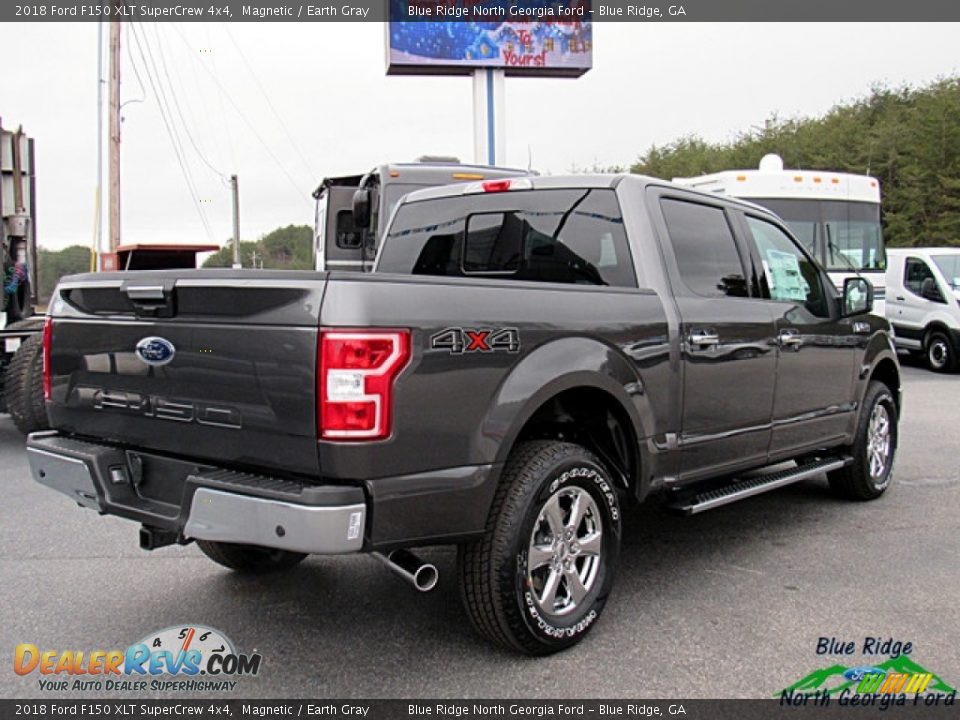 2018 Ford F150 XLT SuperCrew 4x4 Magnetic / Earth Gray Photo #6