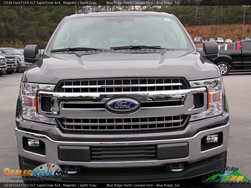 2018 Ford F150 XLT SuperCrew 4x4 Magnetic / Earth Gray Photo #10