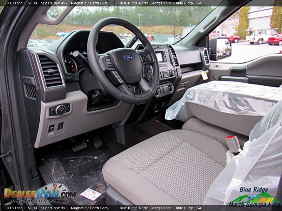 2018 Ford F150 XLT SuperCrew 4x4 Magnetic / Earth Gray Photo #29