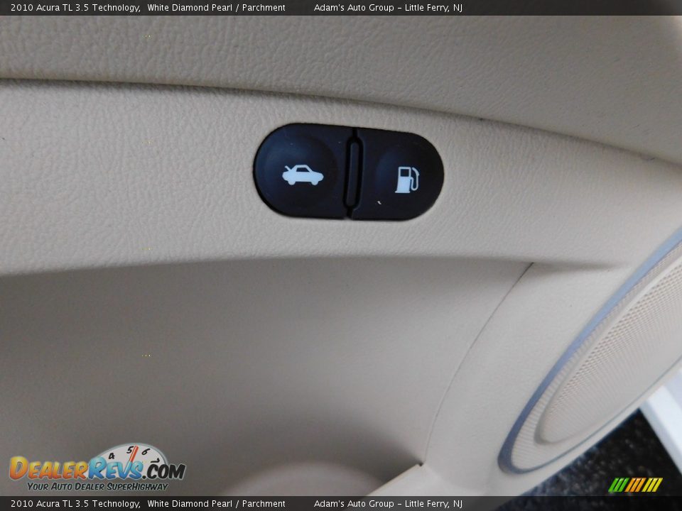 2010 Acura TL 3.5 Technology White Diamond Pearl / Parchment Photo #15