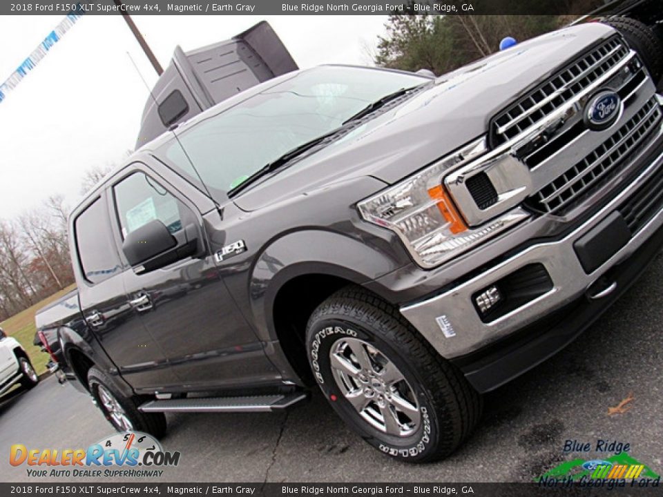2018 Ford F150 XLT SuperCrew 4x4 Magnetic / Earth Gray Photo #32