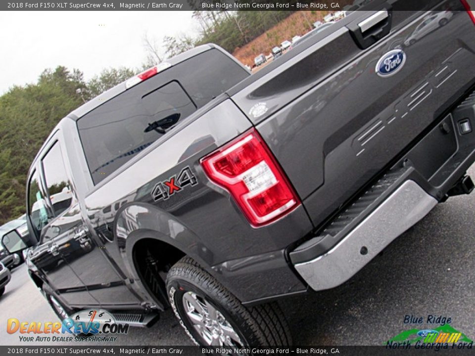 2018 Ford F150 XLT SuperCrew 4x4 Magnetic / Earth Gray Photo #34