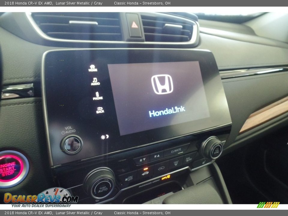 2018 Honda CR-V EX AWD Lunar Silver Metallic / Gray Photo #11