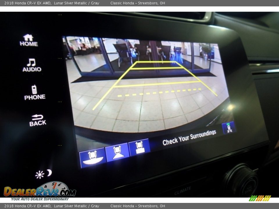 2018 Honda CR-V EX AWD Lunar Silver Metallic / Gray Photo #12