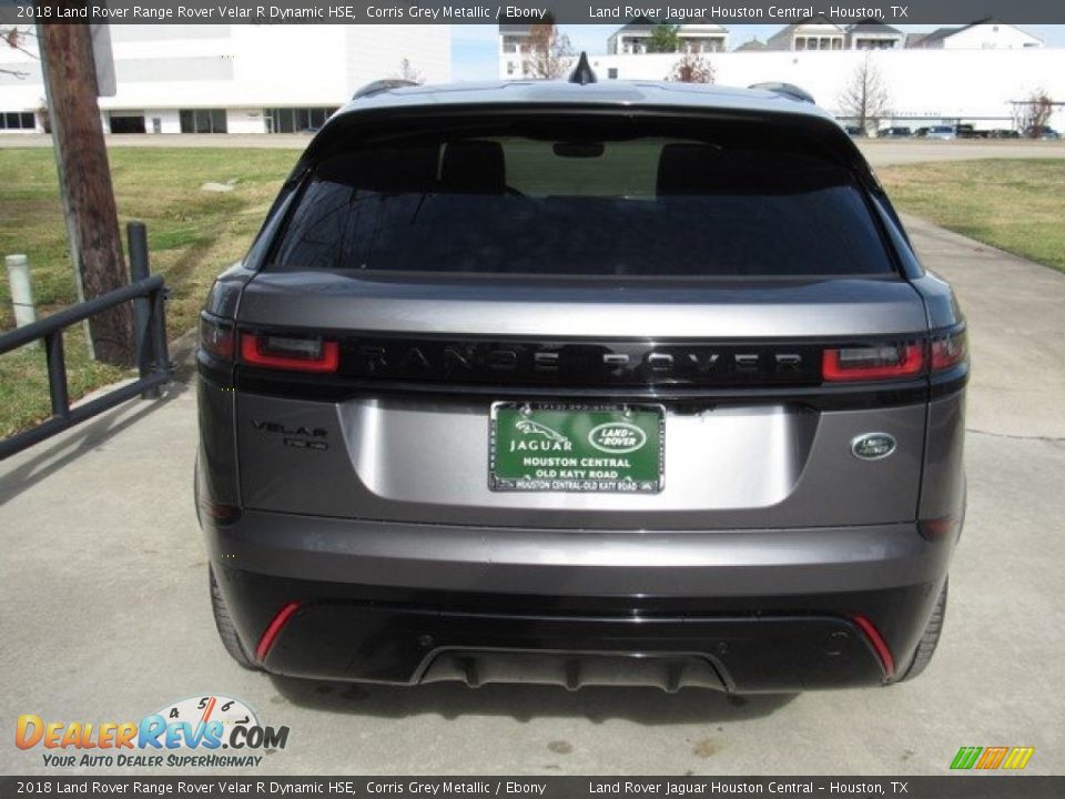 2018 Land Rover Range Rover Velar R Dynamic HSE Corris Grey Metallic / Ebony Photo #8