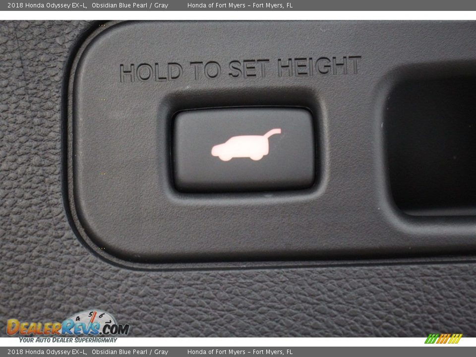 2018 Honda Odyssey EX-L Obsidian Blue Pearl / Gray Photo #26