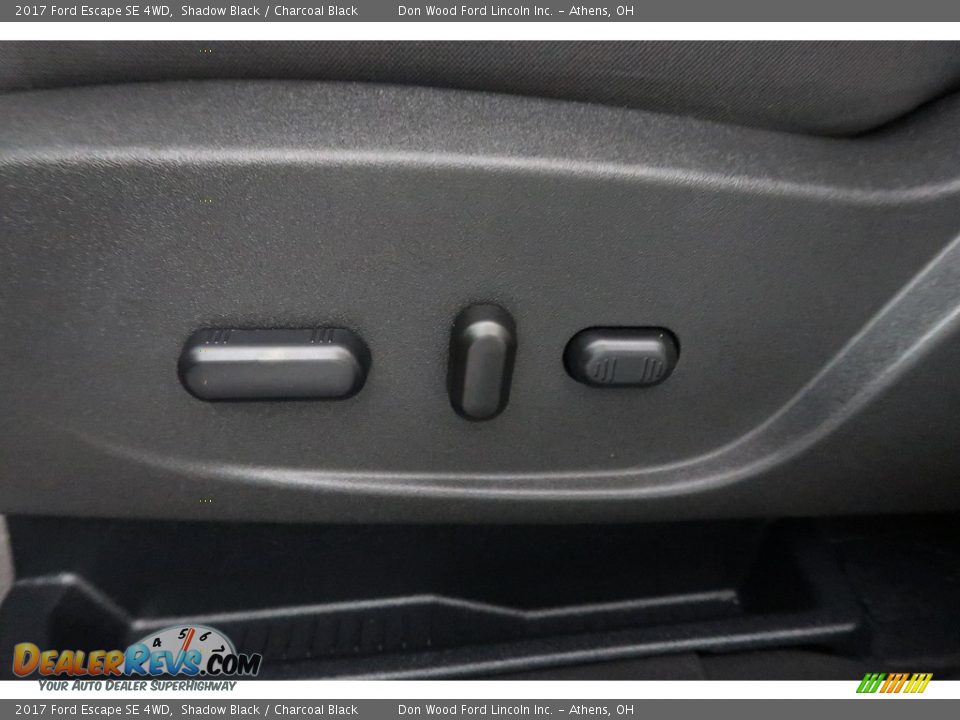2017 Ford Escape SE 4WD Shadow Black / Charcoal Black Photo #3