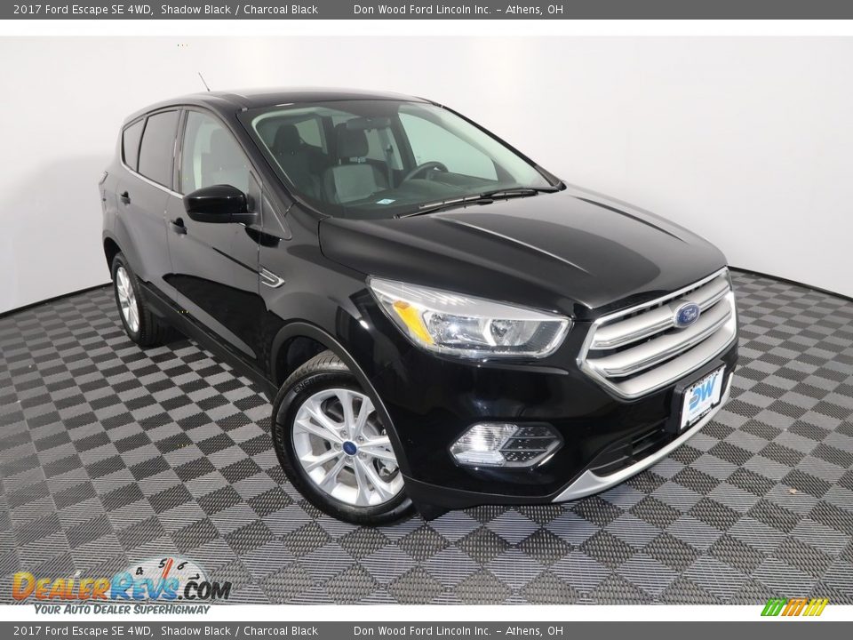 2017 Ford Escape SE 4WD Shadow Black / Charcoal Black Photo #4