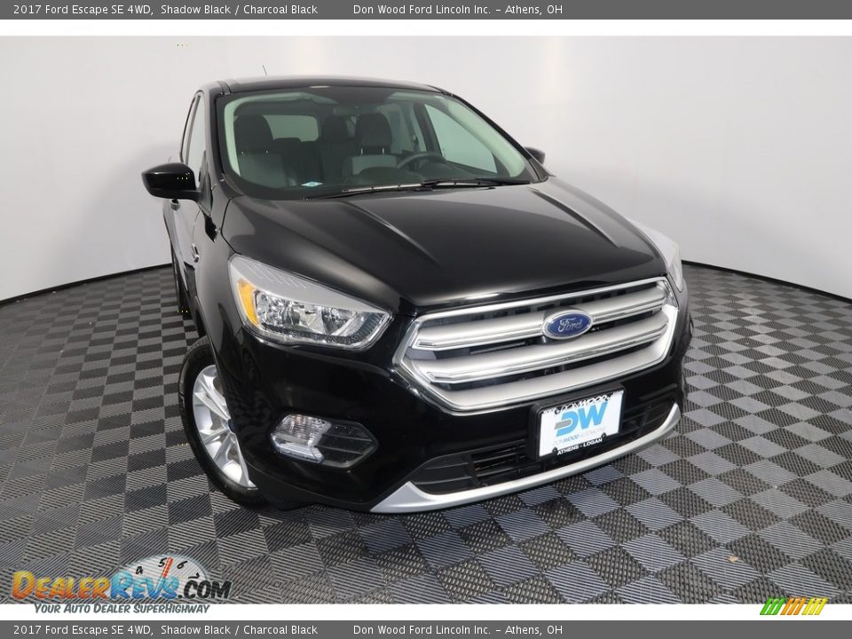 2017 Ford Escape SE 4WD Shadow Black / Charcoal Black Photo #5