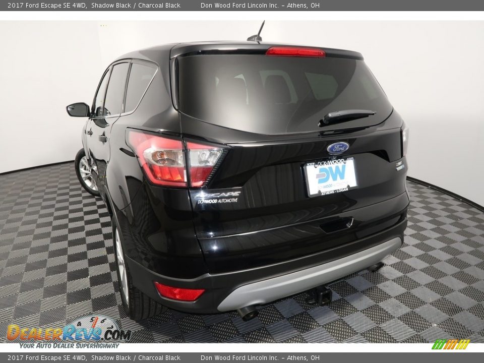 2017 Ford Escape SE 4WD Shadow Black / Charcoal Black Photo #10