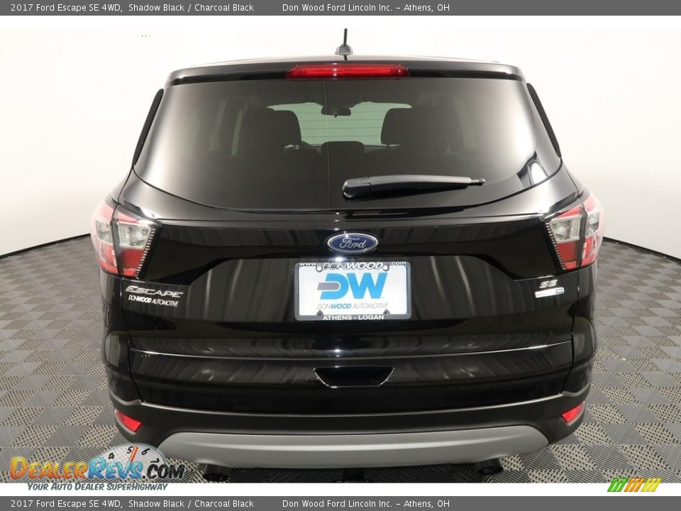 2017 Ford Escape SE 4WD Shadow Black / Charcoal Black Photo #11
