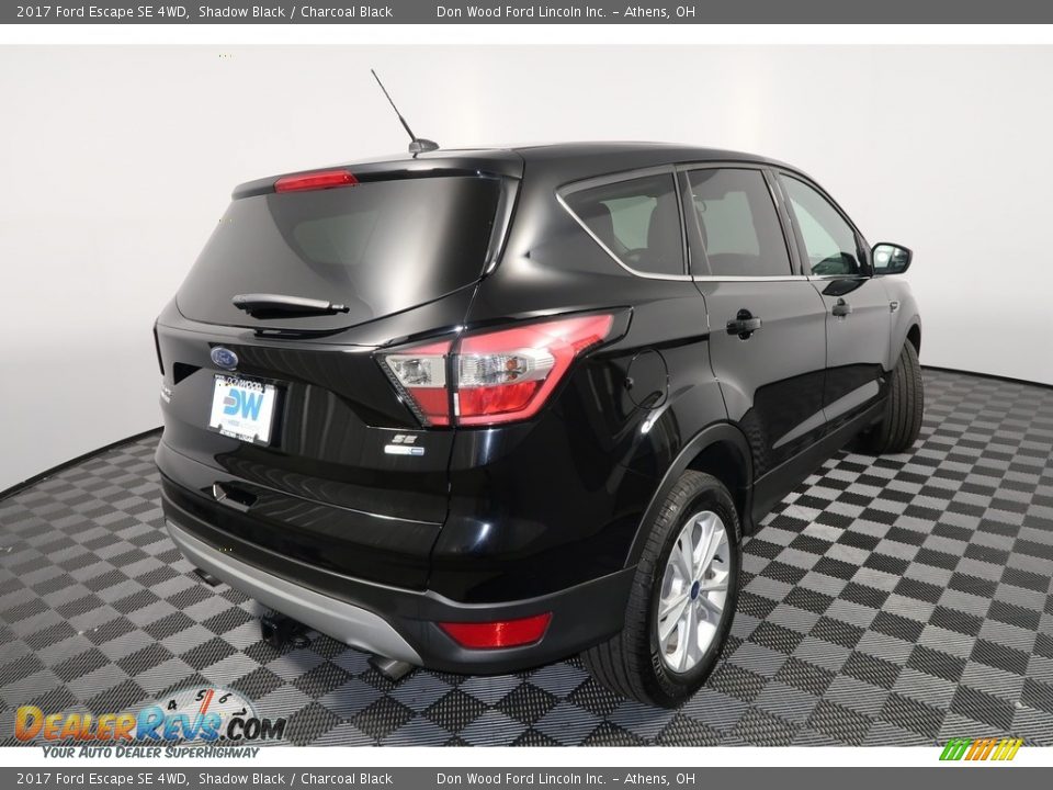 2017 Ford Escape SE 4WD Shadow Black / Charcoal Black Photo #13