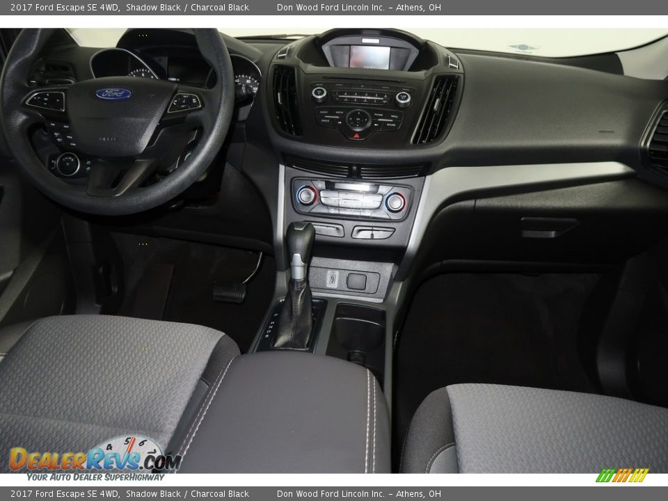 2017 Ford Escape SE 4WD Shadow Black / Charcoal Black Photo #14