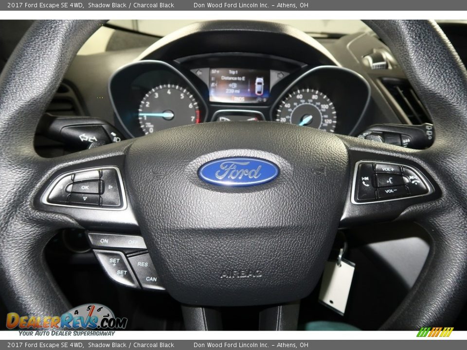 2017 Ford Escape SE 4WD Shadow Black / Charcoal Black Photo #15