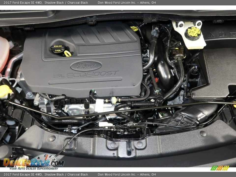 2017 Ford Escape SE 4WD Shadow Black / Charcoal Black Photo #24