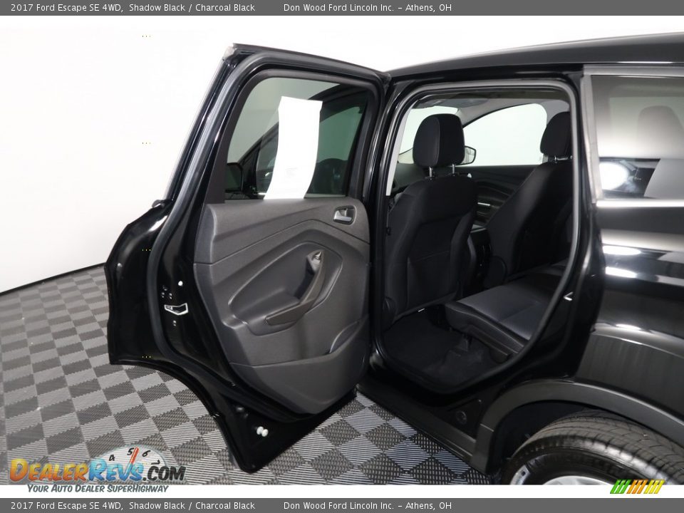 2017 Ford Escape SE 4WD Shadow Black / Charcoal Black Photo #26