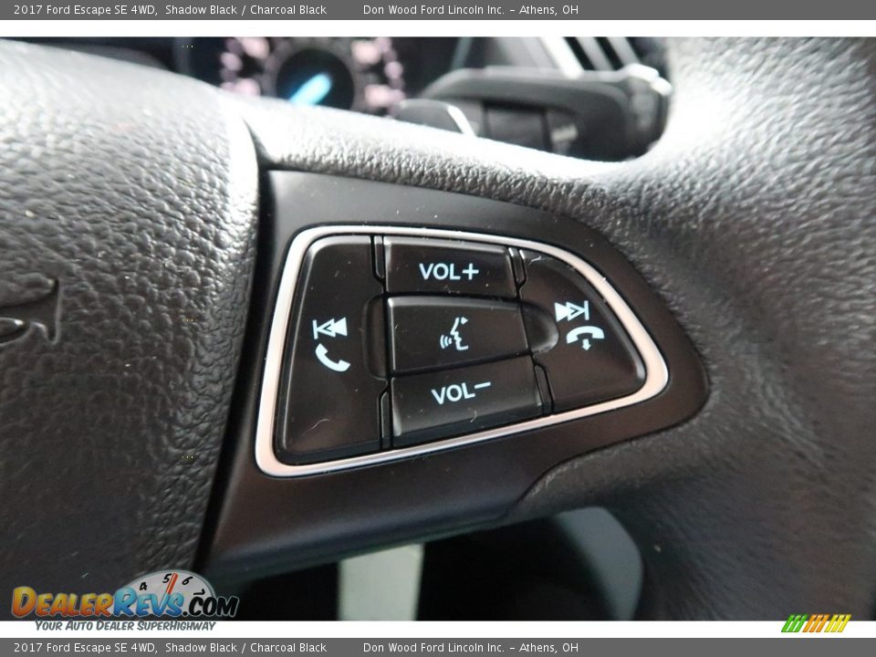 2017 Ford Escape SE 4WD Shadow Black / Charcoal Black Photo #30