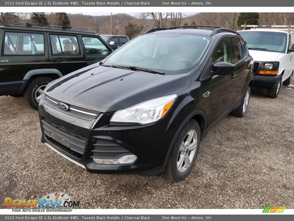 2013 Ford Escape SE 1.6L EcoBoost 4WD Tuxedo Black Metallic / Charcoal Black Photo #3