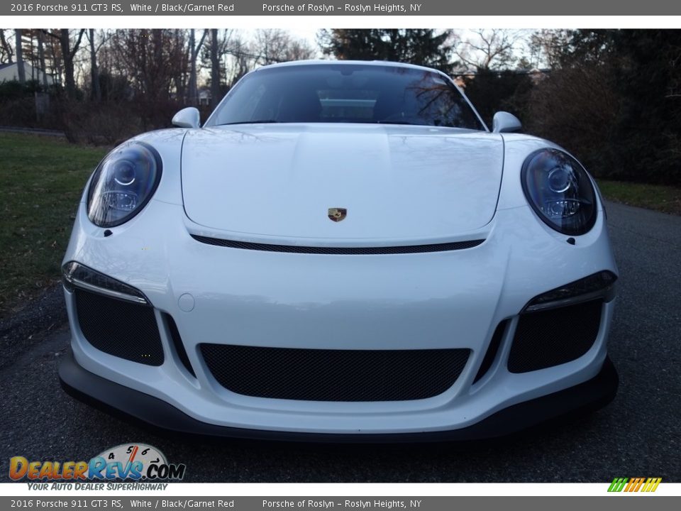 2016 Porsche 911 GT3 RS White / Black/Garnet Red Photo #2