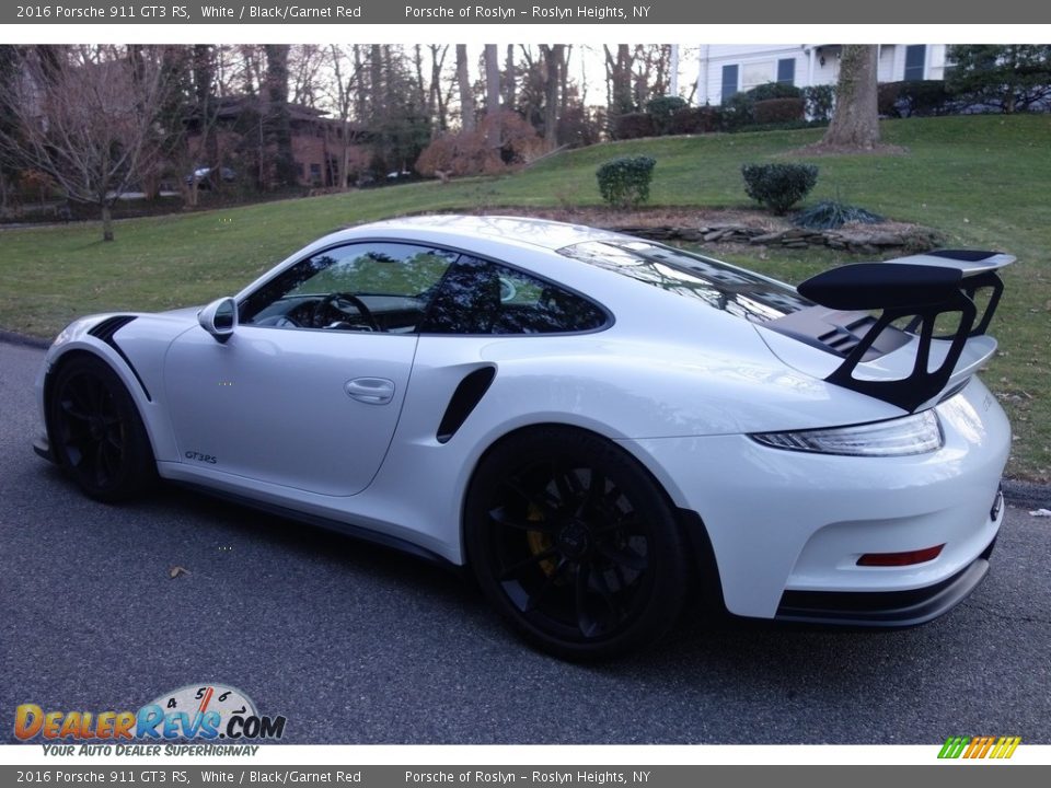 2016 Porsche 911 GT3 RS White / Black/Garnet Red Photo #4