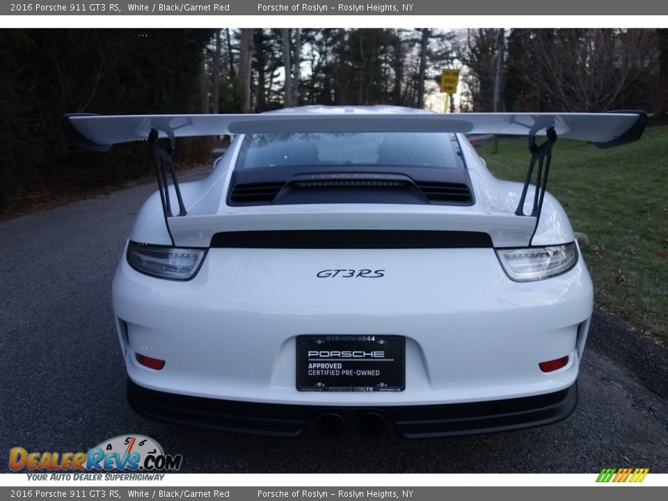 2016 Porsche 911 GT3 RS White / Black/Garnet Red Photo #5