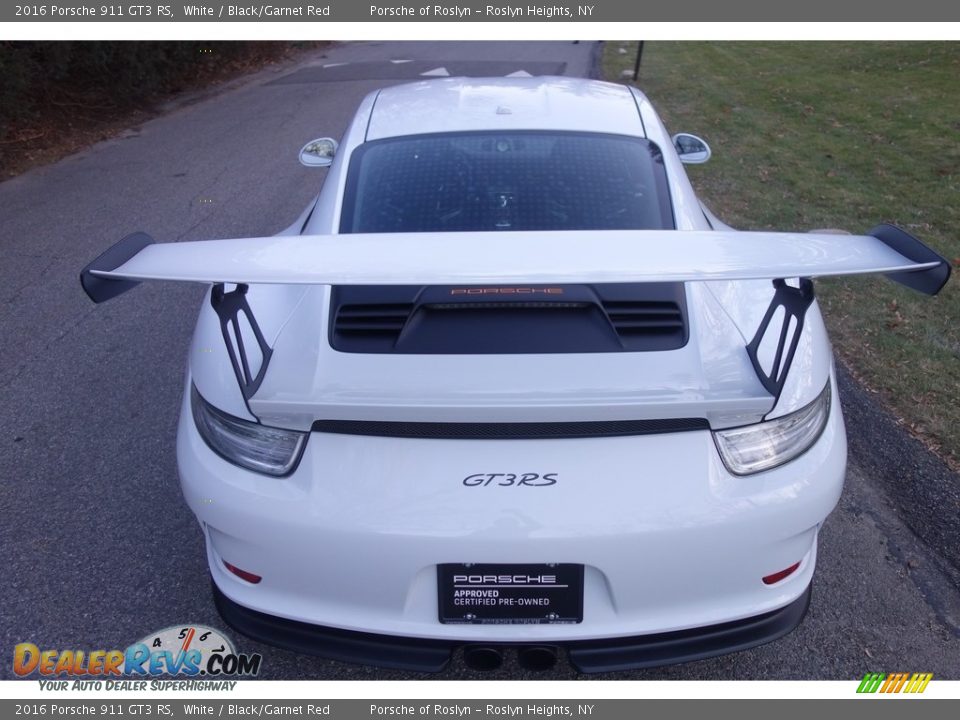 2016 Porsche 911 GT3 RS White / Black/Garnet Red Photo #6