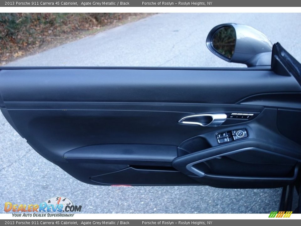 2013 Porsche 911 Carrera 4S Cabriolet Agate Grey Metallic / Black Photo #11