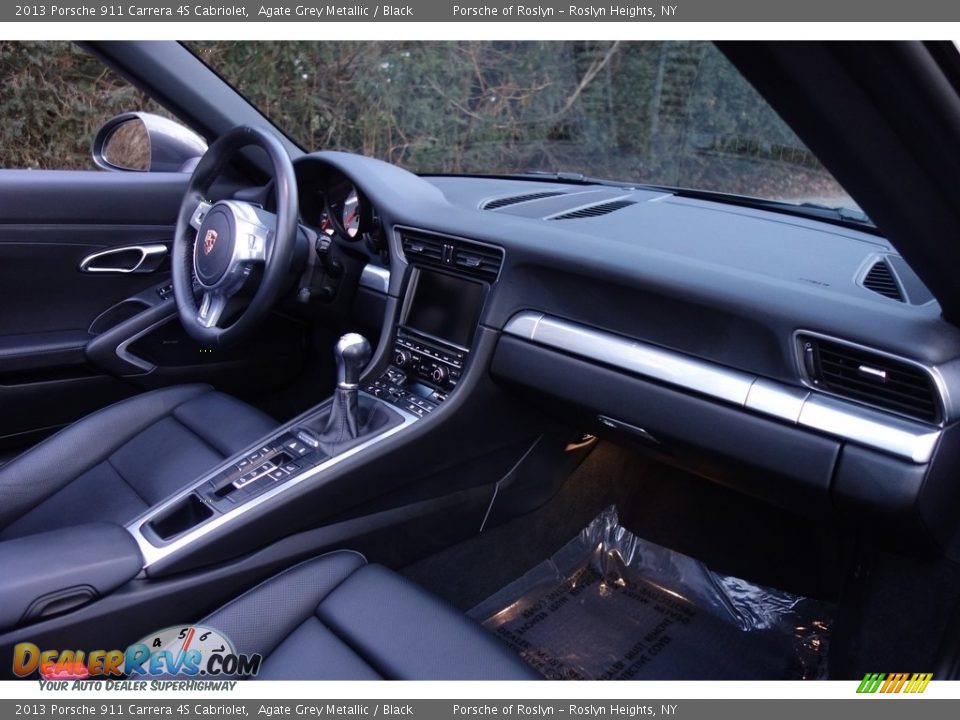 2013 Porsche 911 Carrera 4S Cabriolet Agate Grey Metallic / Black Photo #14