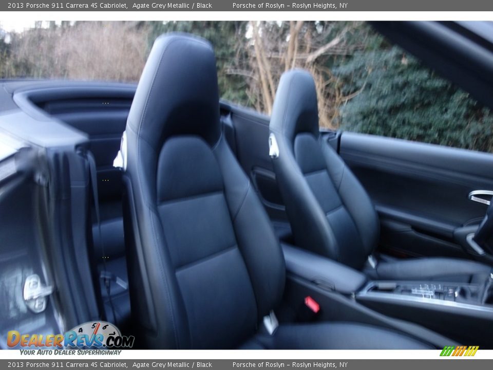 2013 Porsche 911 Carrera 4S Cabriolet Agate Grey Metallic / Black Photo #17