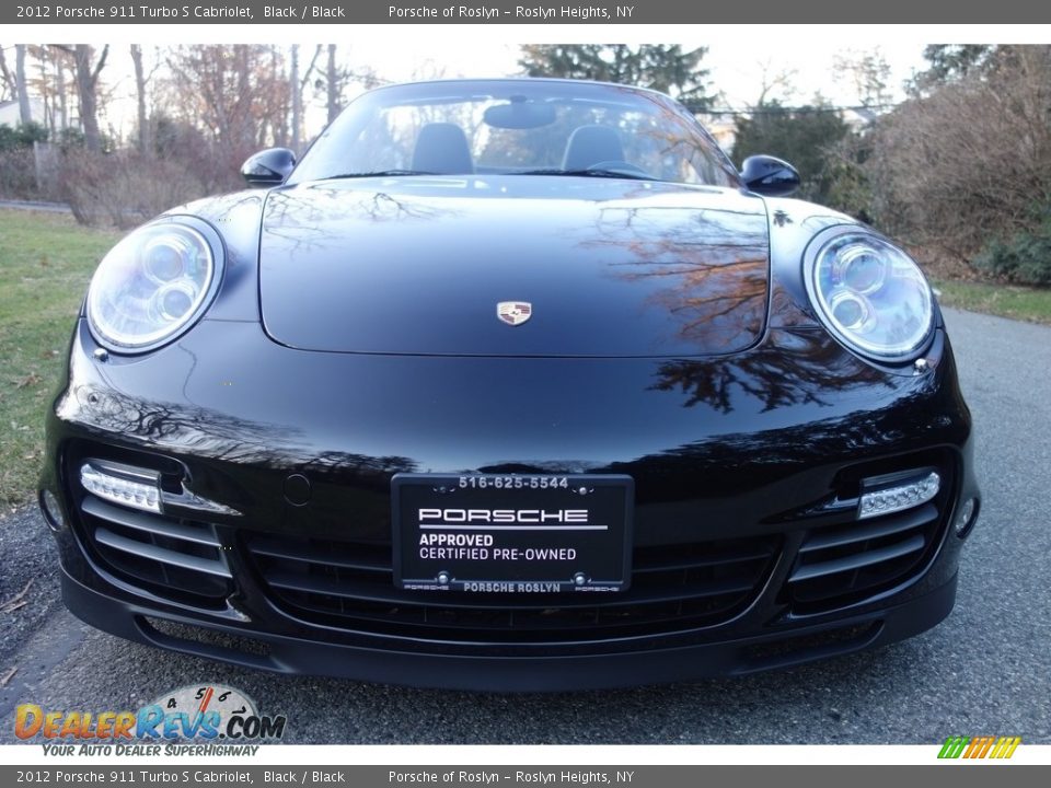 2012 Porsche 911 Turbo S Cabriolet Black / Black Photo #2