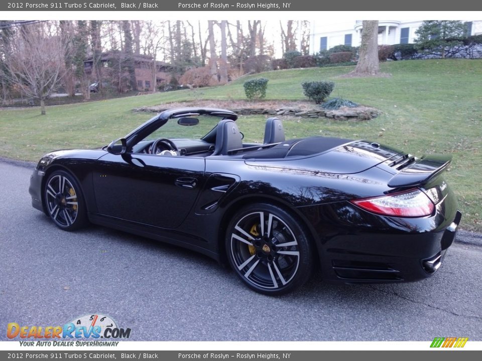 2012 Porsche 911 Turbo S Cabriolet Black / Black Photo #4